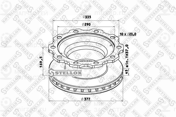 Запчасть STELLOX 8500806SX
