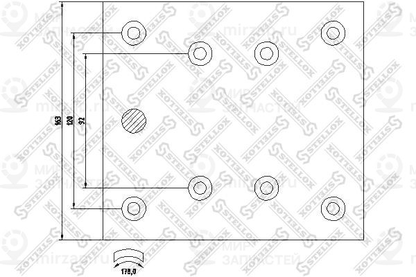 Запчасть STELLOX 8501006SX