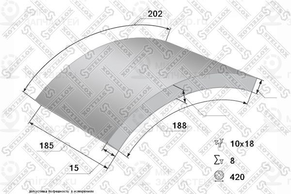 Запчасть STELLOX 8501242SX