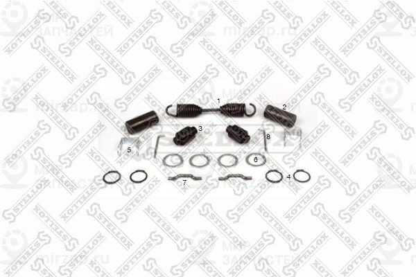 Пальцевой комплект тормозных колодок STELLOX 8510803SX