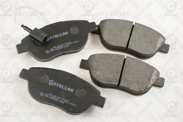 Комплект тормозных колодок, дисковый тормоз STELLOX 870001SX