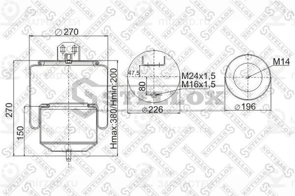 Запчасть STELLOX 9078041SX
