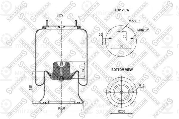 Запчасть STELLOX 9091210SX