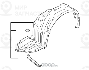 Запчасть SUBARU 59110FJ040