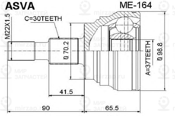 Запчасть ASVA ME164