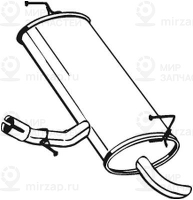 Глушитель выхлопных газов конечный BOSAL 145201