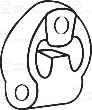 Резиновые полоски, система выпуска BOSAL 255812