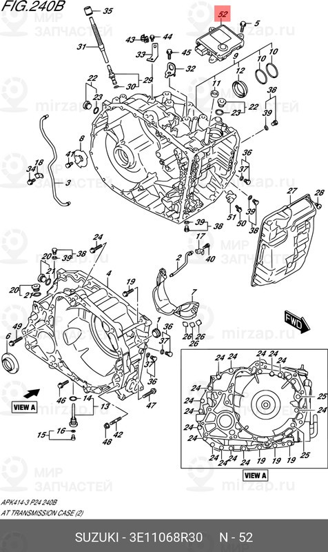 Запчасть SUZUKI 3E11068R30