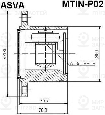 Запчасть ASVA MTINP02