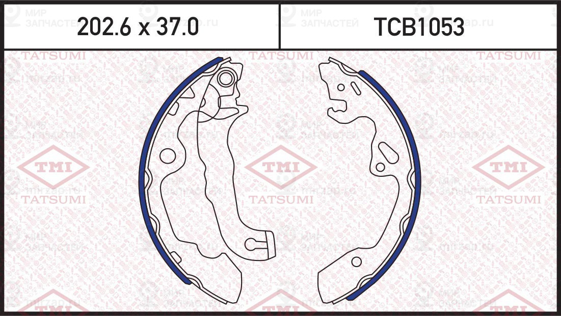Колодки Тормозные Зад Ford Focus 98-> TATSUMI TCB1053