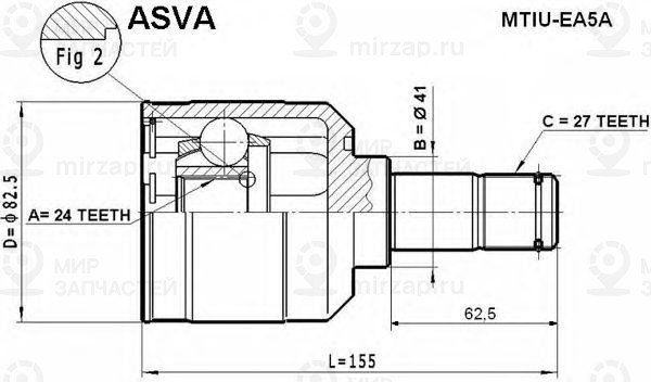 Запчасть ASVA MTIUEA5A