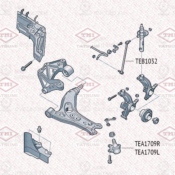 Запчасть TATSUMI TEB1032