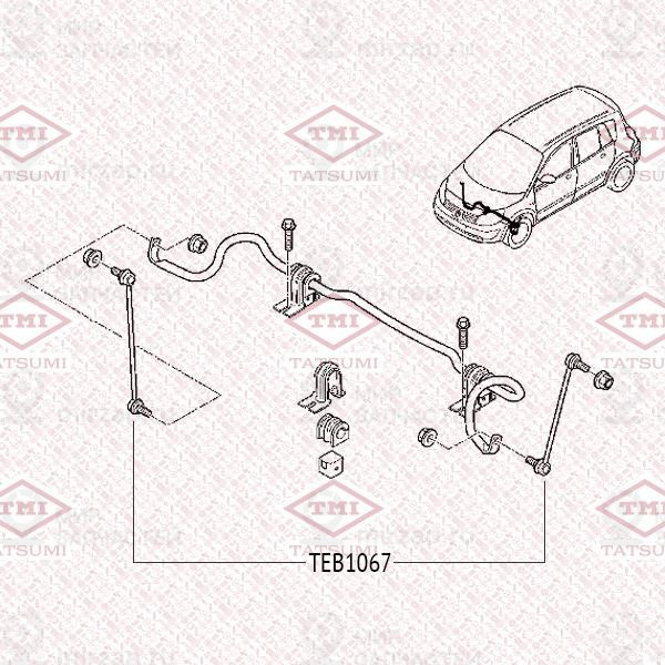 Запчасть TATSUMI TEB1067