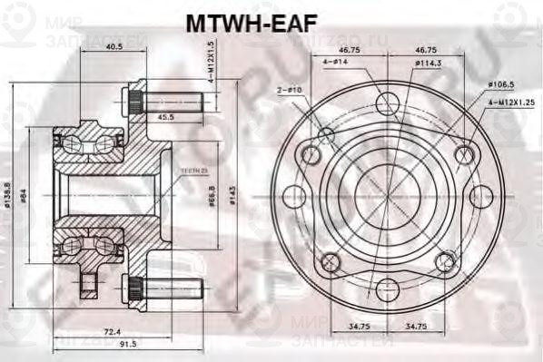 Запчасть ASVA MTWHEAF