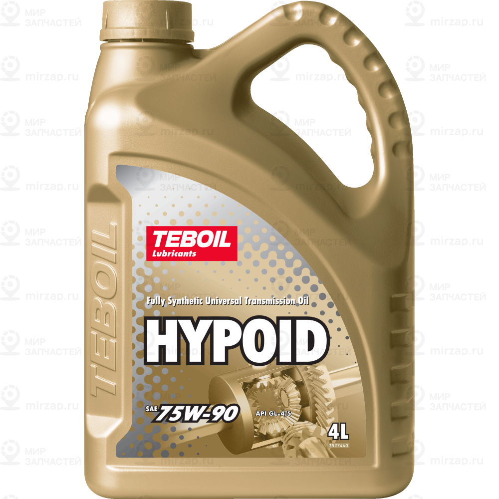 Масло Трансмиссионное Teboil Hypoid 75W-90 Teboil 4Л 3476460
 Teboil 3476460