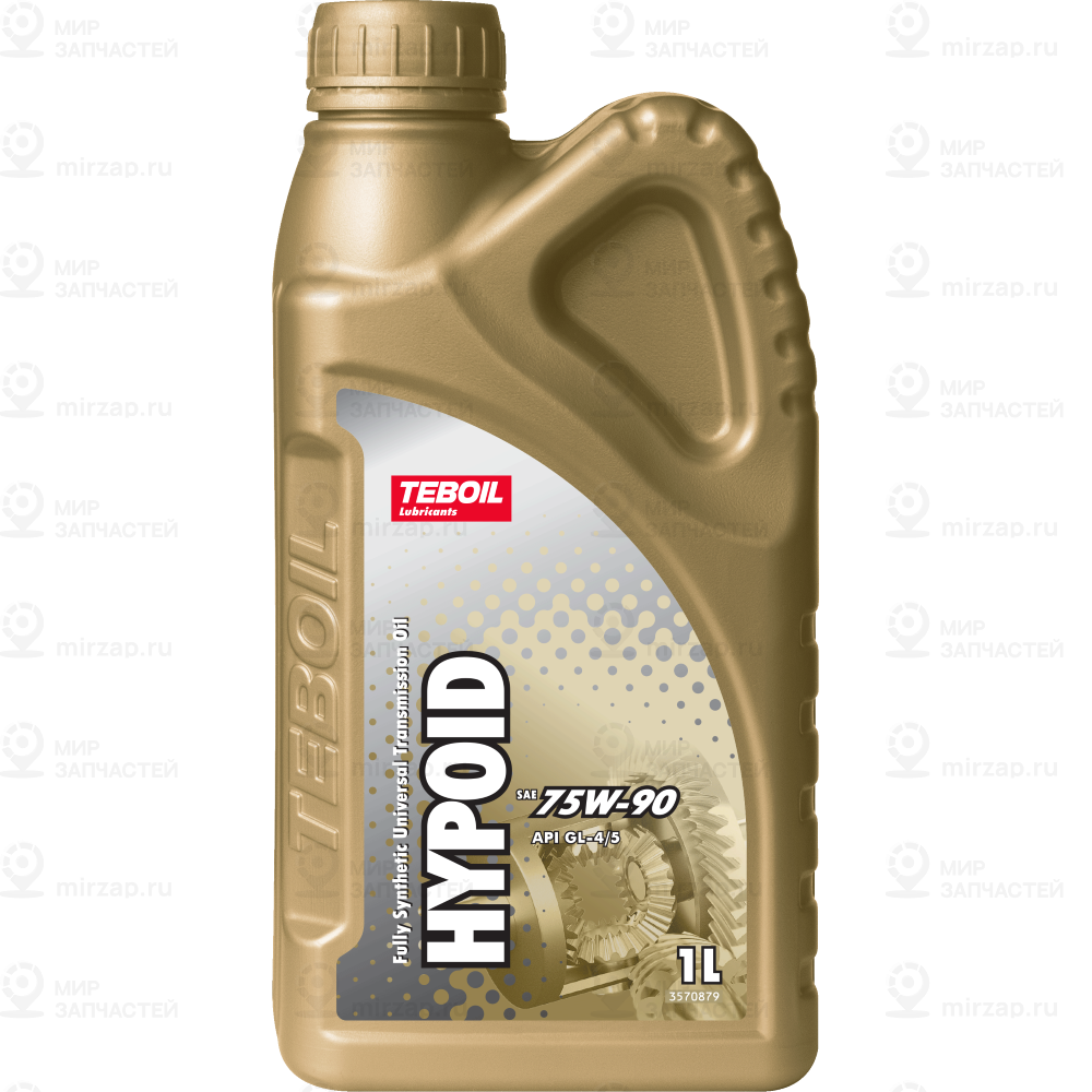 Масло Трансмиссионное Teboil Hypoid 75W-90 Teboil 1Л 3566902
 Teboil 3566902