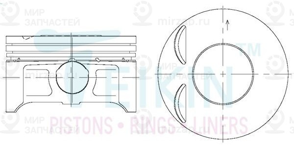 Запчасть TEIKIN 43692050