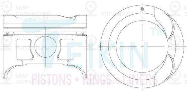 Запчасть TEIKIN 45657STD