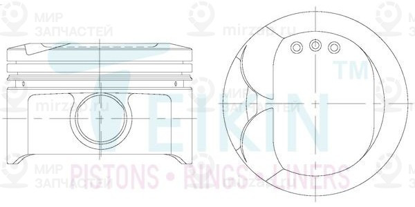 Запчасть TEIKIN 46342STD