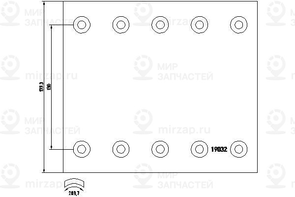 Запчасть TEXTAR 1903242