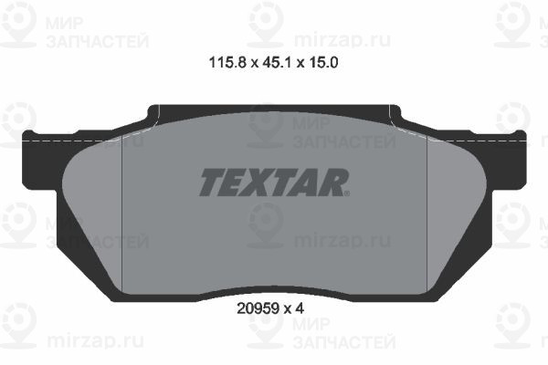 Запчасть TEXTAR 2095901