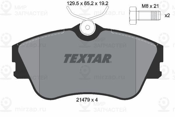 Запчасть TEXTAR 2147902