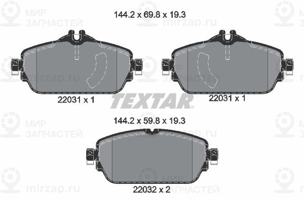 Запчасть TEXTAR 2203101