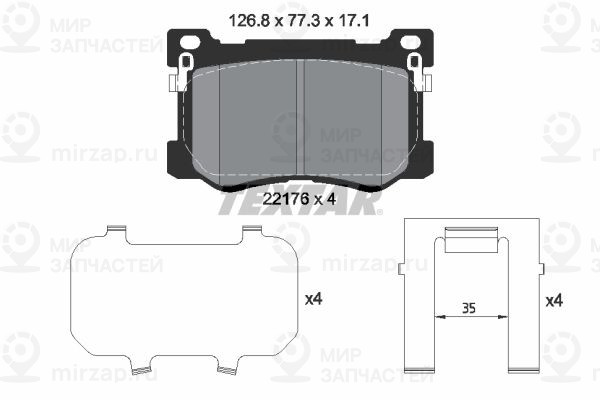 Запчасть TEXTAR 2217601