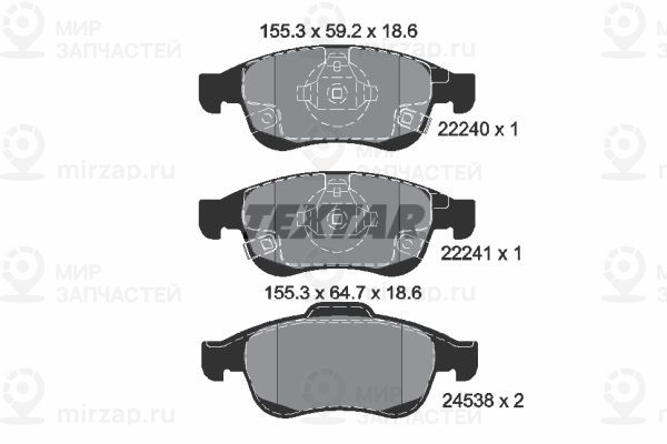Запчасть TEXTAR 2224001