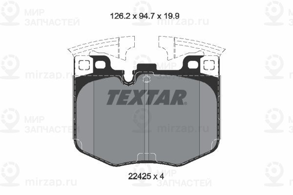 Запчасть TEXTAR 2242501