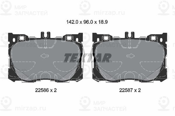 Запчасть TEXTAR 2258601