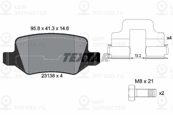 Запчасть TEXTAR 2313805