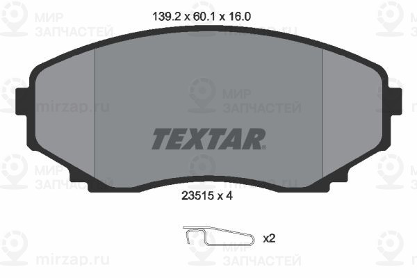 Запчасть TEXTAR 2351501
