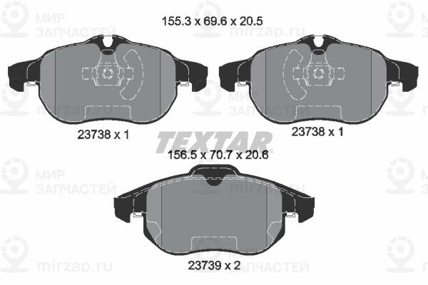 Запчасть TEXTAR 2373807