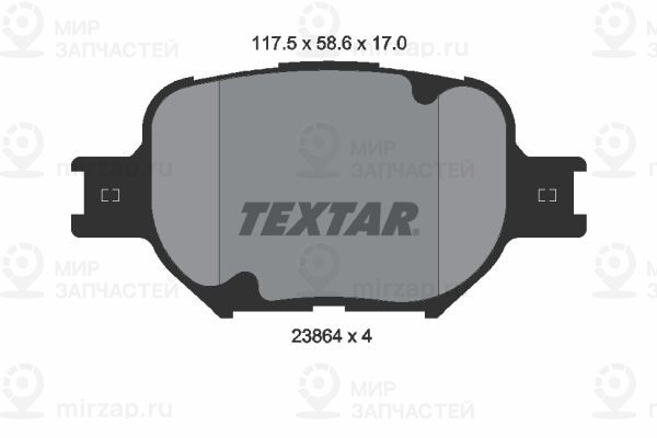 Запчасть TEXTAR 2386401