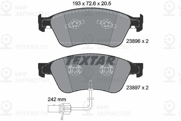 Запчасть TEXTAR 2389601