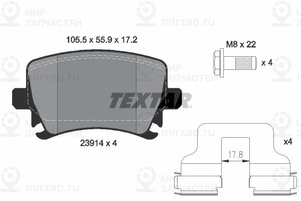 Запчасть TEXTAR 2391401