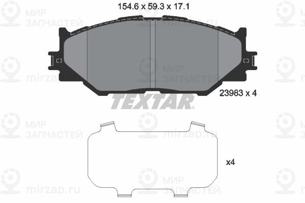 Запчасть TEXTAR 2398301