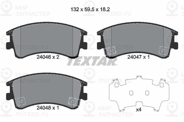 Запчасть TEXTAR 2404601