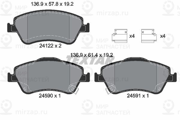 Запчасть TEXTAR 2412201