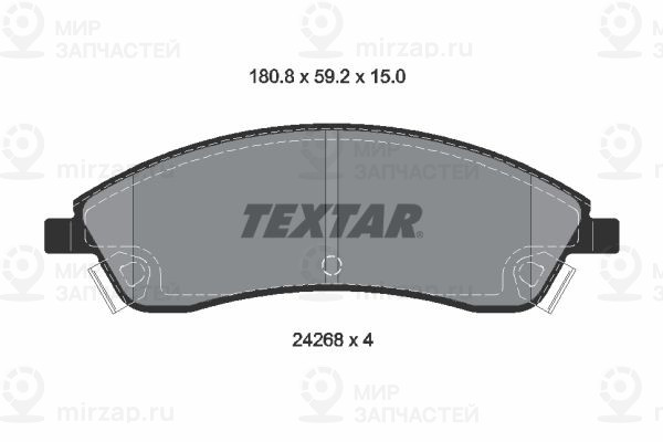 Запчасть TEXTAR 2426801