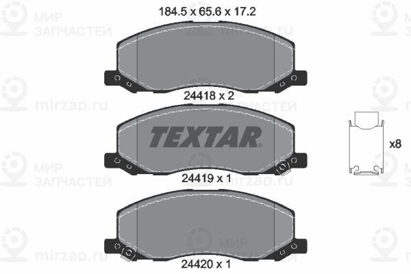 Запчасть TEXTAR 2441801