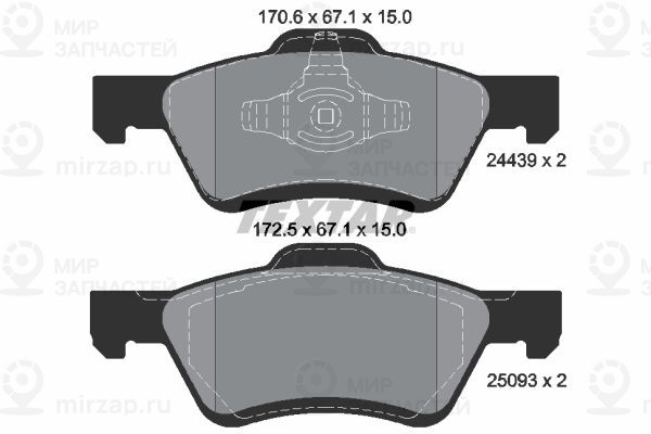 Запчасть TEXTAR 2443901
