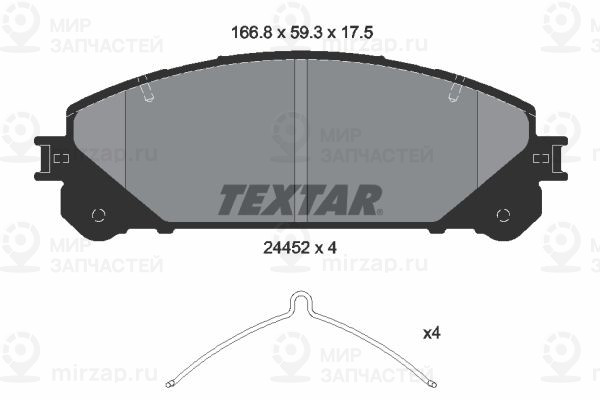 Запчасть TEXTAR 2445201