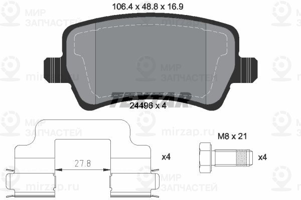 Запчасть TEXTAR 2449601