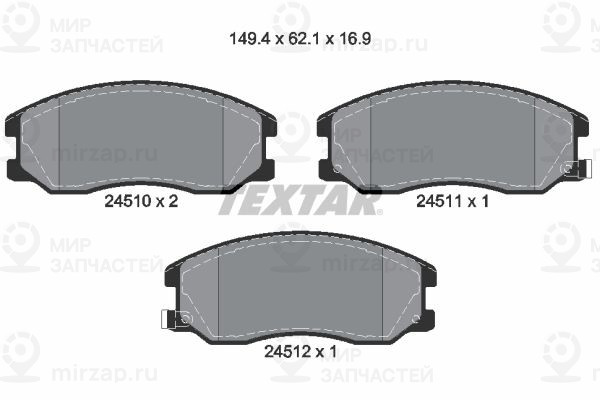 Запчасть TEXTAR 2451001