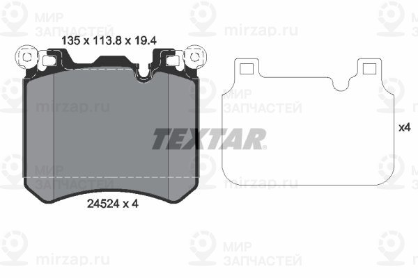 Запчасть TEXTAR 2452401