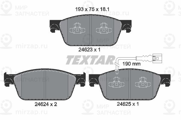 Запчасть TEXTAR 2462301