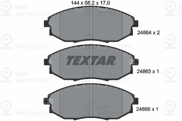 Запчасть TEXTAR 2486401