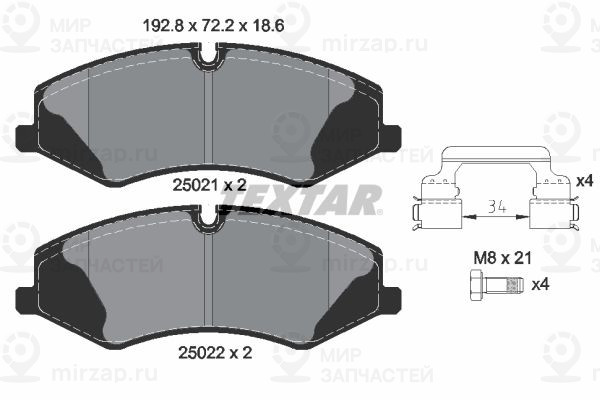Запчасть TEXTAR 2502101